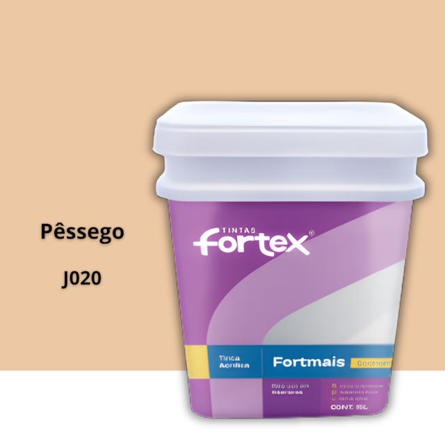 Tinta Fortmais Pêssego 15L - FORTEX