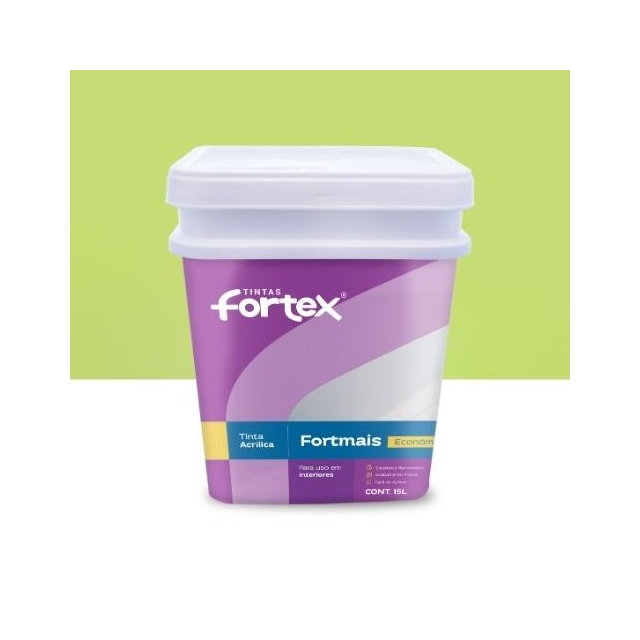 Tinta Fortmais Verde Primavera 15L - Fortex