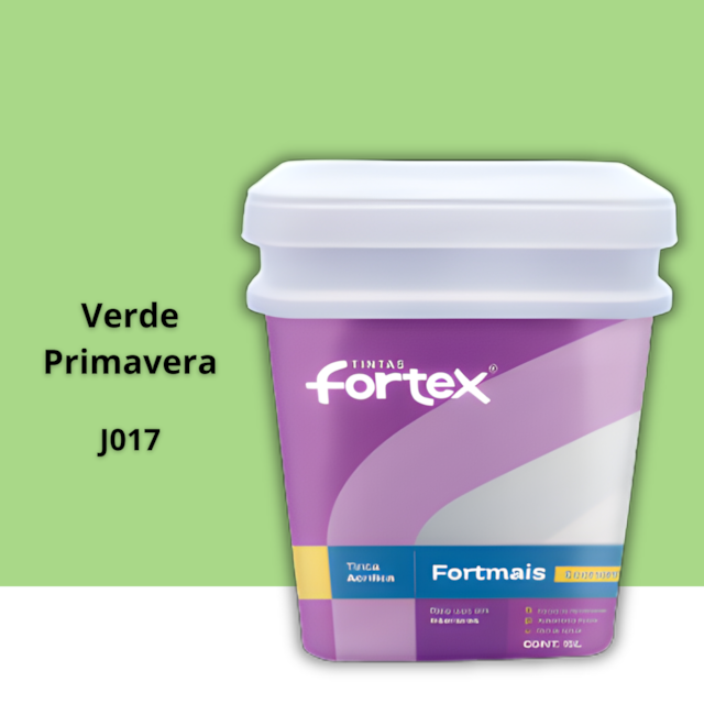 Tinta Fortmais Verde Primavera 15L - FORTEX Tinta Fortmais Verde Primavera 15L - FORTEX