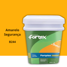 Tinta Fortpiso Amarelo Segurança 15L - FORTEX