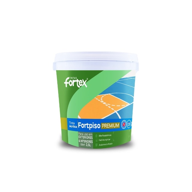 Tinta Fortpiso Branco 3,6L - Fortex