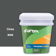 Tinta Fortpiso Cinza 15L - FORTEX