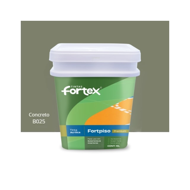 Tinta Fortpiso Concreto 15L - Fortex