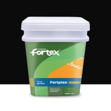 Tinta Fortpiso Preto 15L - Fortex