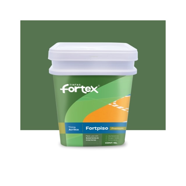 Tinta Fortpiso Verde 15L - Fortex