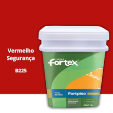 Tinta Fortpiso Vermelho Segurança 15L - FORTEX