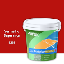 Tinta Fortpiso Vermelho Segurança 3,6L - FORTEX