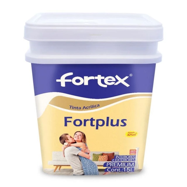 Tinta Fortplus Acetinada Branco Gelo 15L - Fortex