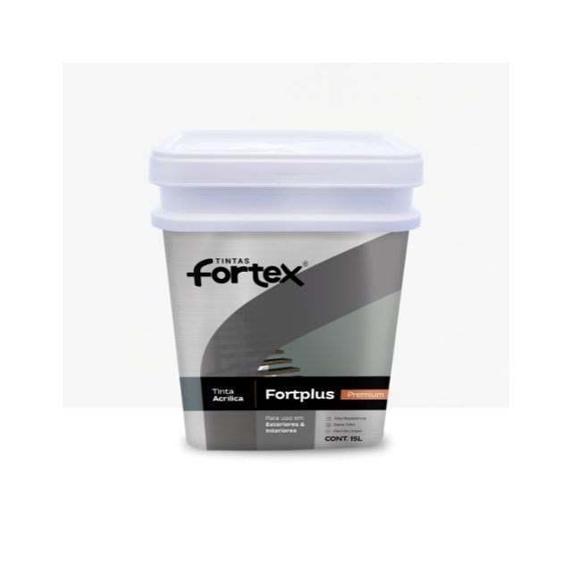 Tinta Fortplus Acetinada Branco Neve 15L - Fortex