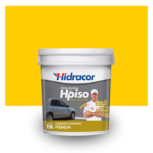 Tinta Hpiso Amarelo Demarcação 15L - HIDRACOR Tinta Hpiso Amarelo Demarcação 15L - HIDRACOR