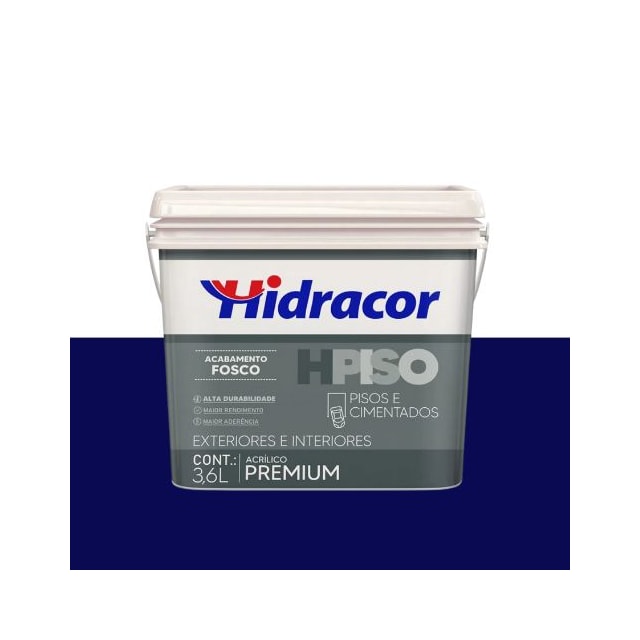 Tinta Hpiso Azul 3,6L - Hidracor