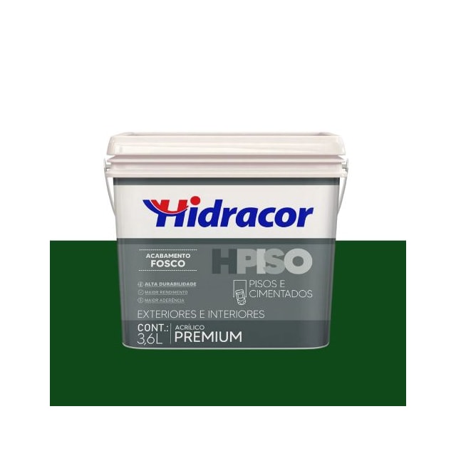 Tinta Hpiso Verde 3,6L - Hidracor