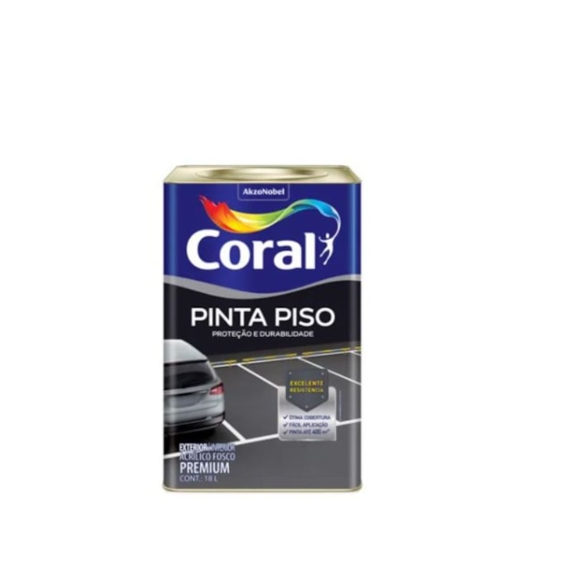 Tinta Pinta Piso Cinza Escuro 18L - Coral