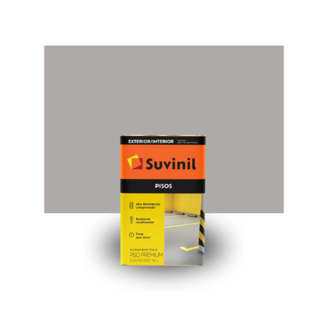 Tinta Piso Cinza 18L - SUVINIL Tinta Piso Cinza 18L - SUVINIL