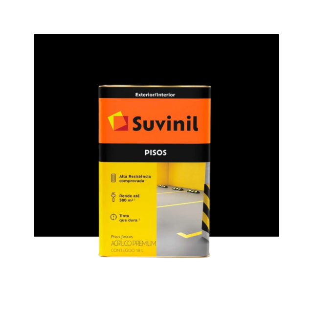 Tinta Piso Preto 18L - SUVINIL