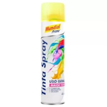 Tinta Spray Luminosa 400ml Amarelo - MUNDIAL