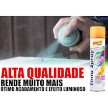 Tinta Spray Luminosa 400ml Laranja - MUNDIAL