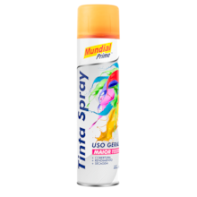 Tinta Spray Luminosa 400ml Laranja - MUNDIAL