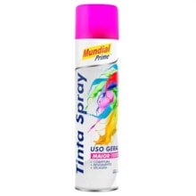 Tinta Spray Luminosa 400ml Pink - MUNDIAL Tinta Spray Luminosa 400ml Pink - MUNDIAL