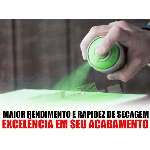 Tinta Spray Luminosa 400ml Verde - MUNDIAL Tinta Spray Luminosa 400ml Verde - MUNDIAL