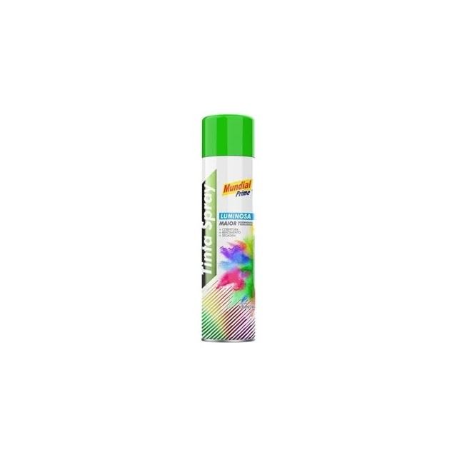 Tinta Spray Luminosa 400ml Verde - MUNDIAL