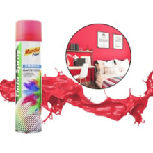 Tinta Spray Luminosa 400ml Vermelho - MUNDIAL