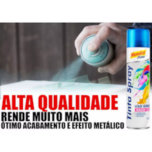 Tinta Spray Metálica Azul 400ml - MUNDIAL