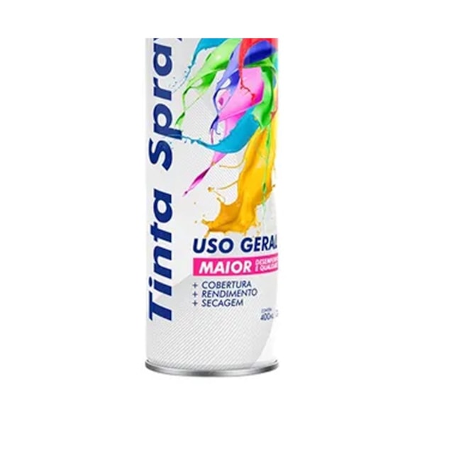 Tinta Spray Uso Geral 400ml Azul Escuro - MUNDIAL Tinta Spray Uso Geral 400ml Azul Escuro - MUNDIAL