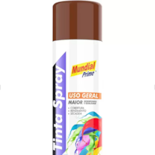 Tinta Spray Uso Geral 400ml Marrom - MUNDIAL