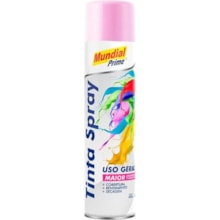 Tinta Spray Uso Geral 400ml Rosa - MUNDIAL