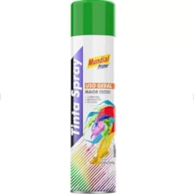 Tinta Spray Uso Geral 400ml Verde Bandeira - MUNDIAL Tinta Spray Uso Geral 400ml Verde Bandeira - MUNDIAL