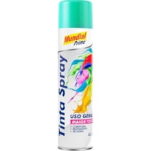 Tinta Spray Uso Geral 400ml Verde Claro - MUNDIAL Tinta Spray Uso Geral 400ml Verde Claro - MUNDIAL