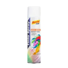 Tinta Spray Uso Geral Branco Fosco 400ml - MUNDIAL PRIME