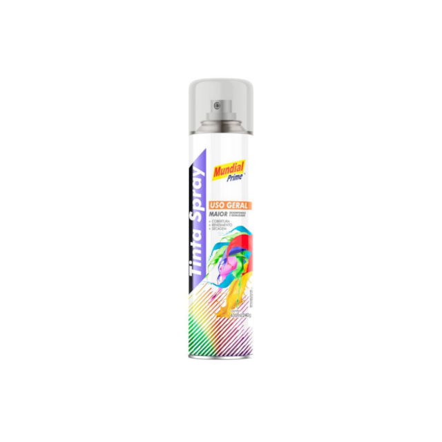 Tinta Spray Verniz 400ml Uso Geral - MUNDIAL PRIME