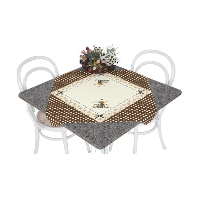 Toalha Centro De Mesa Quadrada Decorativa Cozinha Copa Toalha Centro De Mesa Quadrada Decorativa Cozinha Copa