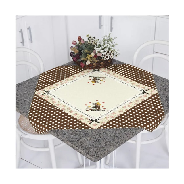 Toalha Centro De Mesa Quadrada Decorativa Cozinha Copa Toalha Centro De Mesa Quadrada Decorativa Cozinha Copa