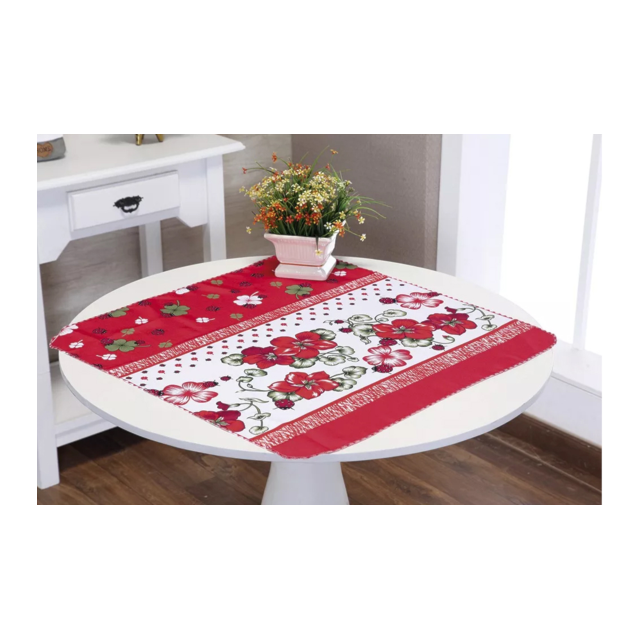 Toalha Centro Mesa Quadrada Flores Delicada Toalha Centro Mesa Quadrada Flores Delicada