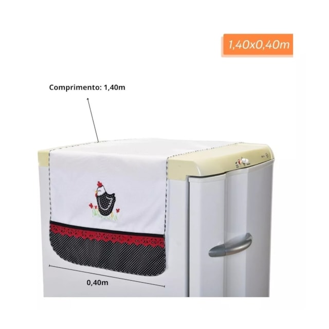 Toalha Para Geladeira Angolinha - 100% Oxford Resistente Toalha Para Geladeira Angolinha - 100% Oxford Resistente