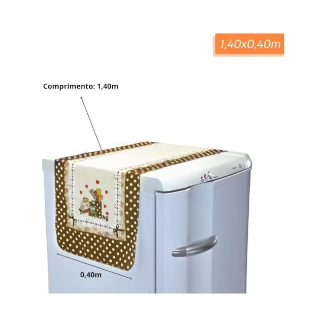 Toalha Para Geladeira Estampada Delicada 100%oxford Toalha Para Geladeira Estampada Delicada 100%oxford