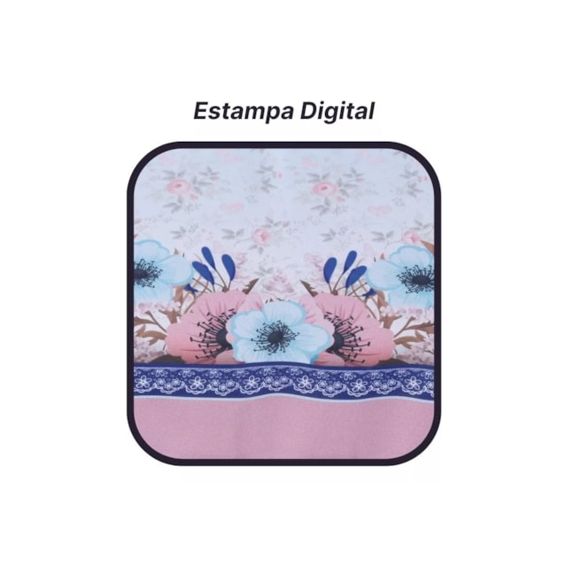 Toalha Para Microondas Rose Estampado Charme Multiuso Oxford Toalha Para Microondas Rose Estampado Charme Multiuso Oxford