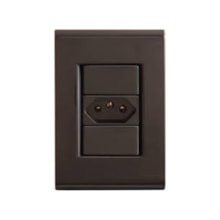 Tomada 2P+T 20A 250v Grafite - TRAMONTINA Tomada 2P+T 20A 250v Grafite - TRAMONTINA