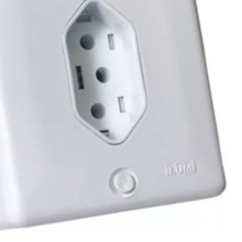 Tomada Externa Simples 20a Branca- Ilumi Tomada Externa Simples 20a Branca- Ilumi