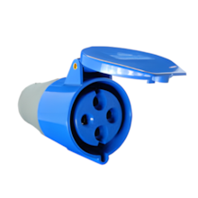 Tomada Industrial 32A 3P+T 220/240VCA - SOPRANO