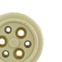 Tomada Tripolar de Porcelana 30A 3 Polos - Foxlux Tomada Tripolar de Porcelana 30A 3 Polos - Foxlux