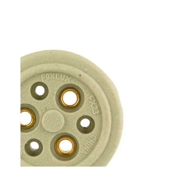 Tomada Tripolar de Porcelana 30A 3 Polos - Foxlux Tomada Tripolar de Porcelana 30A 3 Polos - Foxlux