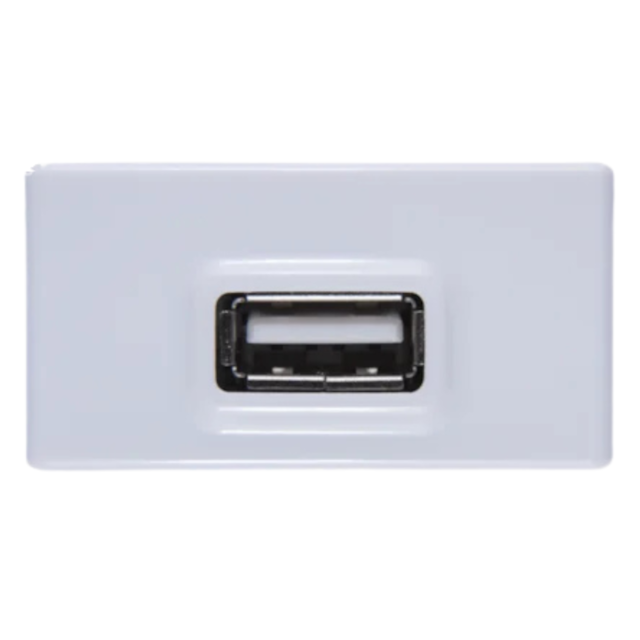 Tomada USB 1,5A Branca Aria - TRAMONTINA