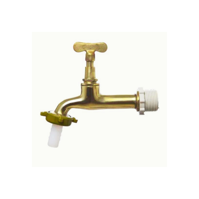 Torneira Amarela 1130 1/2 x 3/4" c/ Bico de Plástico - BELLARENZO METAIS Torneira Amarela 1130 1/2 x 3/4" c/ Bico de Plástico - BELLARENZO METAIS