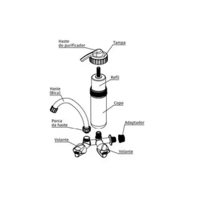 Torneira com Filtro Purificador - Herc