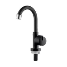 Torneira de Bancada para Lavatório MVS Elba Preta - HERC