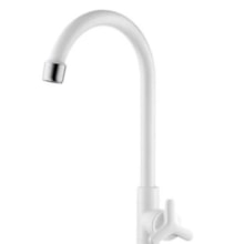 Torneira Mesa Bica Móvel Sicília Branca 1/2" - HERC